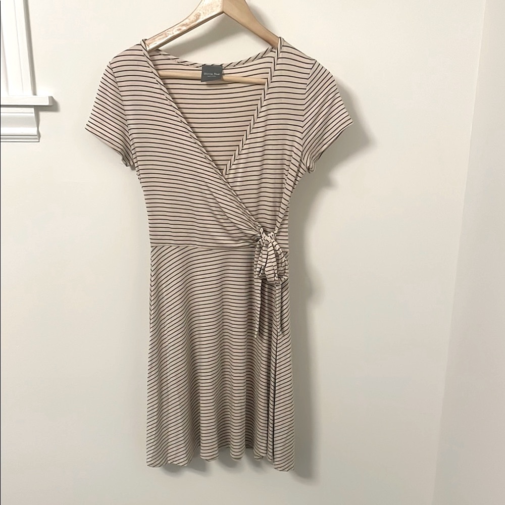 Olivia Rae - Striped Dress with tie up top